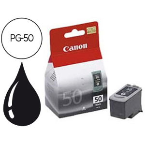 Ink-jet canon ip2200, mp150/170/450/460 jx200/500 negro alto rendimiento pg-50