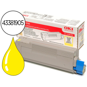 Toner oki c5600/5700 amarillo -2.000 pag-
