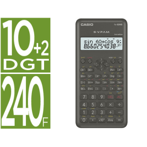 Calculadora casio fx-82msii cientifica 240 funciones pantalla de dos lineas