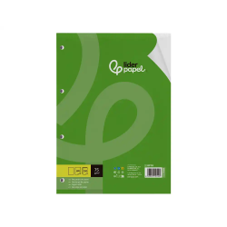 Recambio liderpapel a4 100 hojas 75gr liso sin margen 4 taladros