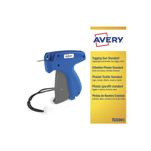 Pistola de navetes sujeta etiquetas avery tgs001 uso convencional y textil