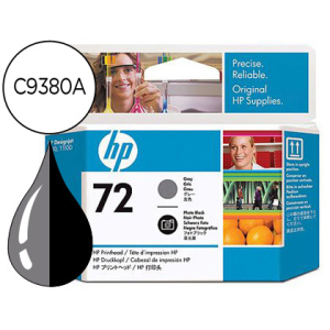 Ink-jet hp 72 cabezal gris y negro foto designjet t610/1100