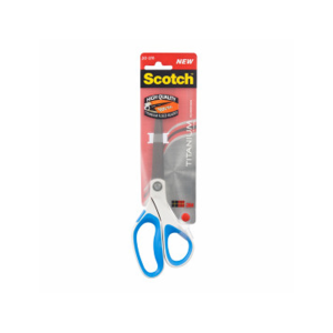Tijera oficina scotch 20 cm titanio fundido mango ergonomico colores surtidos