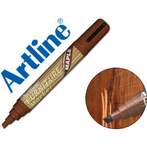 Rotulador artline marcador permanente ek-95 furniture maple-arce punta biselada 2,0-5,0 mm en blister brico