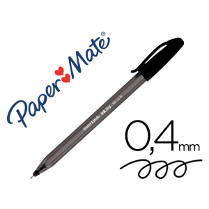 Boligrafo paper mate inkjoy 100 punta media trazo 1mm negro