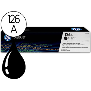 Toner hp laserjet cp1025 mfp m175a ce310a negro -1200 pag-