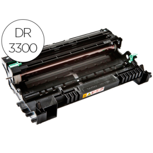 Tambor brother dr-3300 para impresoras hl-5440d/5450dn/5470dw/6180dw 30000 paginas