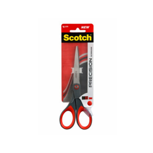 Tijera oficina scotch 18 cm de acero inoxidable con ajuste de tension