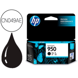 Ink-jet hp 950 negro cn049ae capacidad 1000 pag