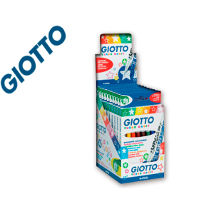 Rotulador giotto turbo fantasia expositor de sobremesa 510x420x360 mm + rotuladores regalo
