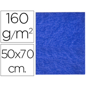 Fieltro liderpapel 50x70cm azul oscuro 160g/m2