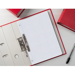 Recambio liderpapel a4 100 hojas 75gr milimetrado 2 mm sin margen 4 taladros