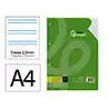 Recambio liderpapel a4 100 hojas 75gr pauta 5 2.5mm con margen 4 taladros