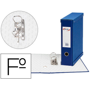 Modulo pardo 1 archivador de palanca folio 2 anillas 70 mm azul 350x100x290 mm