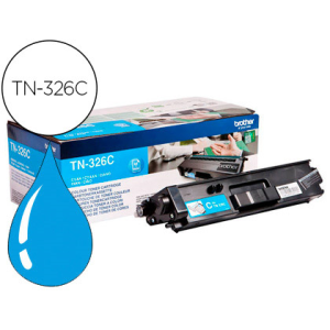 Toner brother tn-326c hll8250cdn / hll8350cdw alta capacidad cian 3500 pag