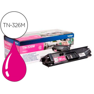 Toner brother tn-326m hll8250cdn / hll8350cdw alta capacidad magenta 3500 pag