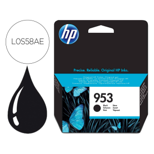 Ink-jet hp 953 officejet pro 8210 / 8218 / 8710 / 8715 / 8718 / 8719 / 8720 / 8725 / 8730 / 874 negro 900 pag