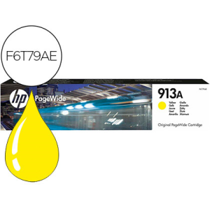 Ink-jet hp jet 913a pagewide 352 / 377 / 452 / 477 / p55250 / p57750 amarillo 3000 paginas