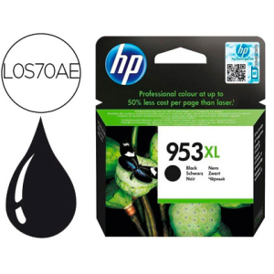 Ink-jet hp 953xl officejet pro 7730/7740/8725 8730/8740/8745 negro 2000 paginas