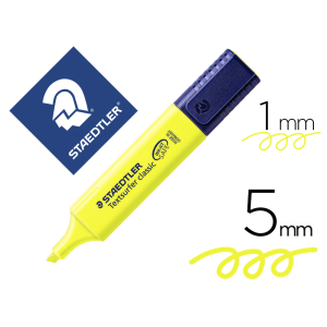 Rotulador staedtler textsurfer classic 364 fluorescente amarillo