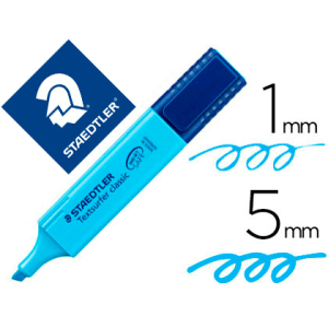 Rotulador staedtler textsurfer classic 364 fluorescente azul