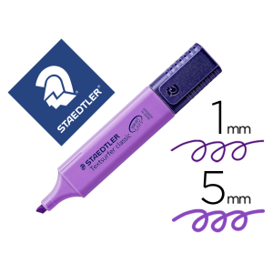 Rotulador staedtler textsurfer classic 364 fluorescente violeta