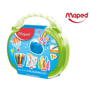 Maletin de dibujo maped early age 23 piezas