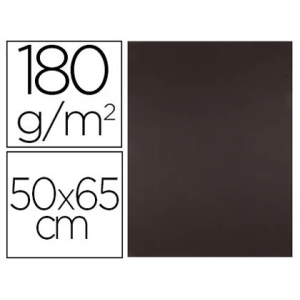 Cartulina liderpapel 50x65 cm 180 gr marron unidad