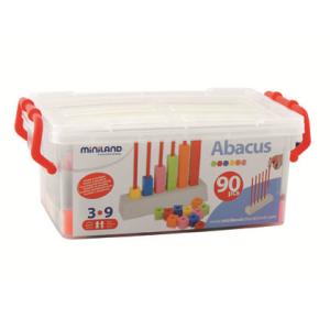 Juego miniland abacus multibase 90 piezas