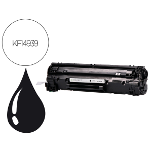 Toner q-connect compatible hp ce285a para laserjet p1102/p1102w/m1212nf mfp/m1217nfw mfp/m1132mfp -1.600pag- negro