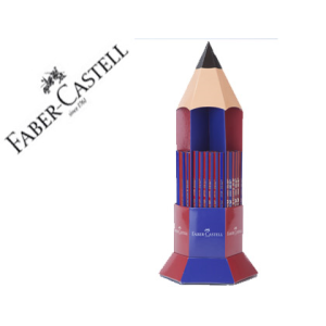 Lapices de grafito faber ecolapiz janus 2160 bicolor expositor 120 unidades