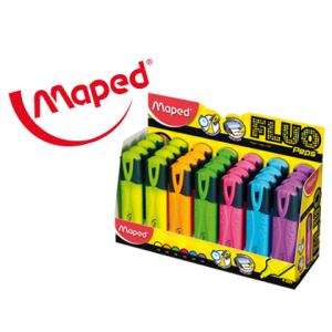 Rotulador maped fluo peps classic expositor de 28 unidades colores surtidos