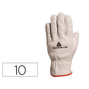 Guantes deltaplus piel vacuno especial para todo tipo de trabajos el mas vendido del mercado talla 10