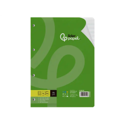Recambio liderpapel din a4 100 hojas 75 gr pauta 4 3.5mm con margen 4 taladros