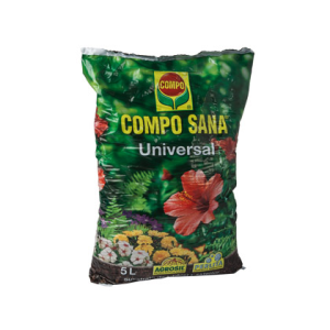 Sustrato compo universal para plantas de interior y exterior saco de 5 litros