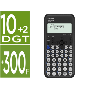 Calculadora casio fx-82sp cw iberia classwiz cientifica + 300 funciones 9 memorias con tapa