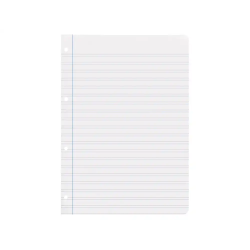 Recambio liderpapel din a4 100 hojas 75 gr pauta 4 3.5mm con margen 4 taladros