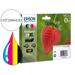 Ink-jet epson home 29xl t2996 xp435/330/235 multipack 4 colores negro/amarillo/cian/magenta