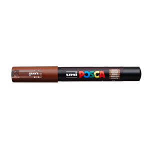 Rotulador uni posca 0,7mm pc-1m marron