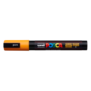 Rotulador uni posca 1,8 - 2,5mm pc-5m naranja medio