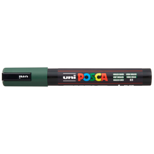 Rotulador uni posca 1,8 - 2,5mm pc-5m verde ingles