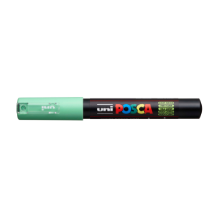 Rotulador uni posca 0,7 mm pc-1m verde claro