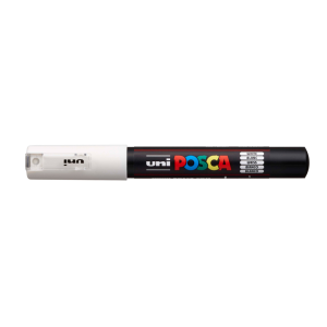 Rotulador uni posca 0,7 mm pc-1m blanco