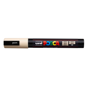 Rotulador uni posca 1,8 - 2,5 mm pc-5m beige