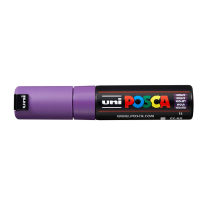 Rotulador uni posca 8 mm pc-8k violeta