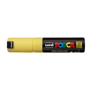 Rotulador uni posca 8 mm pc-8k amarillo