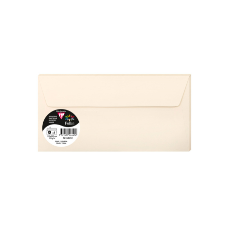 Sobre clairefontaine pollen 110x220 cm 120g marfil pack de 5 unidades