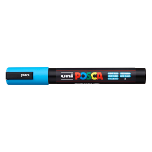 Rotulador uni posca pc-5m azul claro