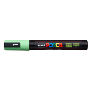 Rotulador uni posca pc-5m verde claro