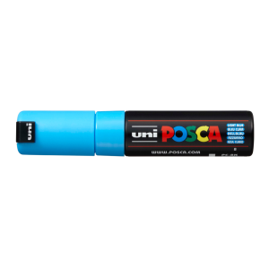 Rotulador uni posca pc-8k azul claro